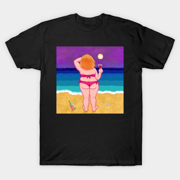 A Toast To The Sunset T-Shirt by SoozieWray